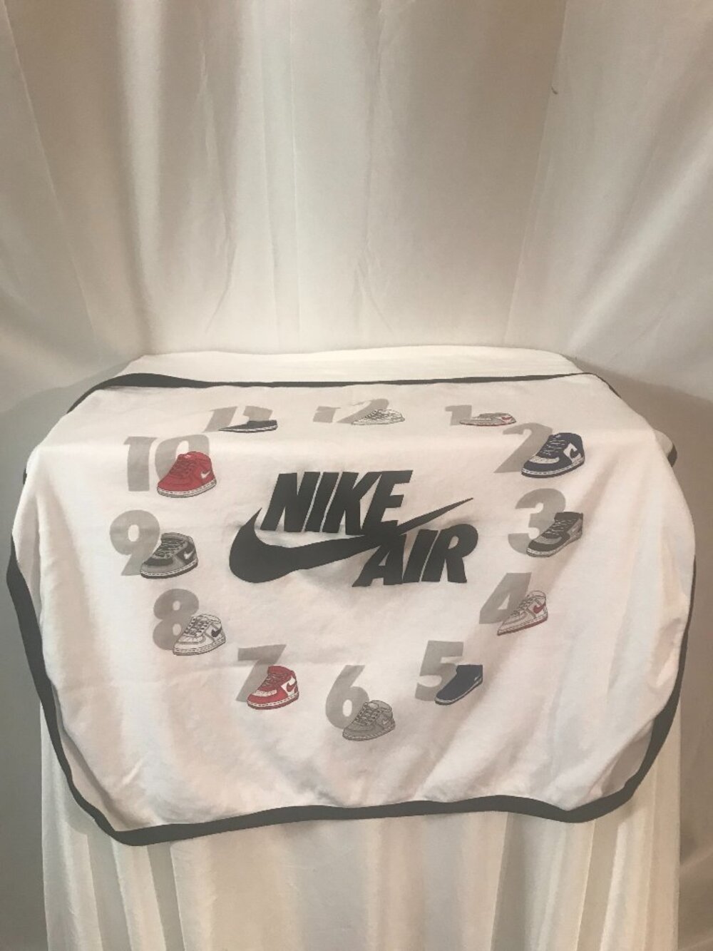 Nike AIR Baby Blanket 1-12 Athletic Look Sport Cut Shoe Display Style Blanket